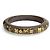 Bracciale Inclusion TPM Monogram M65867 di Louis Vuitton Marrone D'oro - vista 5