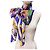 Bufanda de seda Hermès Maxi Twilly Cavalcadour Multicolor Púrpura - vista 4