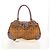 Borsa a Mano Gancini Salvatore Ferragamo Rattan Beige Argento Auth 154682V - vista 12