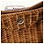 Borsa a Mano Gancini Salvatore Ferragamo Rattan Beige Argento Auth 154682V - vista 19