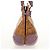 Borsa a Mano Gancini Salvatore Ferragamo Rattan Beige Argento Auth 154682V - vista 4