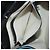 LOEWE V Anagram Borsa a Spalla con Catena Pelle Suede 2in1 Blu Argento Auth 154755V - vista 25