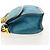 LOEWE V Anagram Borsa a Spalla con Catena Pelle Suede 2in1 Blu Argento Auth 154755V - vista 3