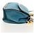 LOEWE V Anagram Borsa a Spalla con Catena Pelle Suede 2in1 Blu Argento Auth 154755V - vista 4