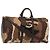 LOUIS VUITTON LV Portrait Keepall Bandouliere 55 Borsa Marrone M46677 Auth 86022SM