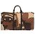 LOUIS VUITTON LV Portrait Keepall Bandouliere 55 Borsa Marrone M46677 Auth 86022SM - vista 2