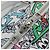 LOUIS VUITTON Borsa Keepall Bandoulière 50 Monogram Comics M21863 Auth LV 95131SM Bianco - vista 19
