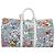 LOUIS VUITTON Borsa Keepall Bandoulière 50 Monogram Comics M21863 Auth LV 95131SM Bianco - vista 2