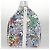 LOUIS VUITTON Borsa Keepall Bandoulière 50 Monogram Comics M21863 Auth LV 95131SM Bianco - vista 3