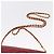 CHANEL COCO Borsa a Spalla Mark Chain Pelle Verniciata Rossa Oro CC Auth 165902A Rosso D'oro - vista 14