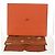 Hermès HERMES Platzmatte aus Canvas Braun Auth 165512M - Ansicht 21