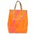 LOUIS VUITTON Borsa Reade MM Monogram Vernis Fluo Arancione Rosa M91902 Auth 169293V - vista 2