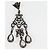 LOUIS VUITTON Pendente LV Chandelier Metallo Argento M02180 LV Auth 118796SM - vista 14