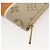 LOUIS VUITTON Monogram Monopanam Monedero Zippy Beige M82691 LV Auth 115227SAM - vista 16