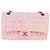 CHANEL Matelassé 25 Bolsa de Ombro com Corrente Tweed Rosa Dourado CC Auth MX484SM - vista 2