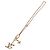 COLLANA SUPER PIATTA IN METALLO ORO LOUIS VUITTON LVxTM 2 M02499 LV Auth 127723SM - vista 2