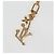 COLLANA SUPER PIATTA IN METALLO ORO LOUIS VUITTON LVxTM 2 M02499 LV Auth 127723SM - vista 4