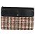 CHANEL Clutch in tweed Nero Argento CC Auth 127554SAM - vista 13