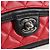 CHANEL Borsa a Spalla Matelassé in Pelle di Agnello Rossa Argento CC Auth 127167SAM Rosso - vista 18