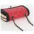 CHANEL Borsa a Spalla Matelassé in Pelle di Agnello Rossa Argento CC Auth 127167SAM Rosso - vista 6