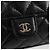 CHANEL Borsa a Spalla Matelassé in Pelle Caviar Nera CC Auth 127322SAM Nero - vista 18