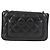 CHANEL Borsa a Spalla Matelassé in Pelle Caviar Nera CC Auth 127322SAM Nero - vista 2