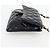 CHANEL Borsa a Spalla Matelassé in Pelle Caviar Nera CC Auth 127322SAM Nero - vista 4