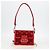 LOUIS VUITTON Mini Borsa a Spalla Dauphine in Pizzo Monogramma Rossa M20359 Auth 127494SM Rosso - vista 12