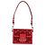 LOUIS VUITTON Mini Borsa a Spalla Dauphine in Pizzo Monogramma Rossa M20359 Auth 127494SM Rosso - vista 13