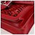 LOUIS VUITTON Mini Borsa a Spalla Dauphine in Pizzo Monogramma Rossa M20359 Auth 127494SM Rosso - vista 15