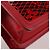 LOUIS VUITTON Mini Borsa a Spalla Dauphine in Pizzo Monogramma Rossa M20359 Auth 127494SM Rosso - vista 16