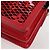 LOUIS VUITTON Mini Borsa a Spalla Dauphine in Pizzo Monogramma Rossa M20359 Auth 127494SM Rosso - vista 17