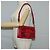 LOUIS VUITTON Mini Borsa a Spalla Dauphine in Pizzo Monogramma Rossa M20359 Auth 127494SM Rosso - vista 23