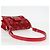 LOUIS VUITTON Mini Borsa a Spalla Dauphine in Pizzo Monogramma Rossa M20359 Auth 127494SM Rosso - vista 7