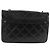 CHANEL Matelassierte Schultertasche aus Lammleder Schwarz Gold CC Auth 127542SAM Golden - Ansicht 2