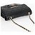 CHANEL Matelassierte Schultertasche aus Lammleder Schwarz Gold CC Auth 127542SAM Golden - Ansicht 6