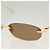 Gafas de sol CARTIER de plástico marrón Auth bs24633SAV Castaño - vista 5