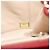 CHANEL Borsa a Spalla in Pelle di Agnello con Catena V Stitch Rossa Oro CC Auth 126605SM - vista 11