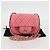 CHANEL Borsa a Spalla Matelassé Catena Lana Rosa Oro CC Auth 128240SM D'oro - vista 12