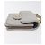 CHANEL Borsa a Spalla Matelassé con Catena in Pelle di Agnello Grigia Oro CC Auth 128807SAM Marrone D'oro - vista 3