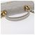 CHANEL Borsa a Spalla Matelassé con Catena in Pelle di Agnello Grigia Oro CC Auth 128807SAM Marrone D'oro - vista 7