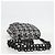 Borsa a Spalla CHANEL Catena Tweed Nero Argento CC Auth 131083SM - vista 7