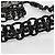 Borsa a Spalla CHANEL Catena Tweed Nero Argento CC Auth 131083SM - vista 8