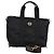 Bolsa de mão VERSACE em nylon 2 vias preta e dourada Auth 118725V Preto Dourado