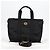 Bolsa de mão VERSACE em nylon 2 vias preta e dourada Auth 118725V Preto Dourado - vista 12