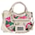 BALENCIAGA Giant City Bag Leather Nylon 2way White Silver 173084 Auth 162774V Silvery  - view 1