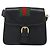 Borsa a Spalla in Pelle Gucci Web Sherry Line Nera Rossa 007 1274 0230 Auth 162391V Nero Rosso Verde - vista 13
