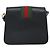 Borsa a Spalla in Pelle Gucci Web Sherry Line Nera Rossa 007 1274 0230 Auth 162391V Nero Rosso Verde - vista 2