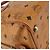 MCM Vicetos Logogram Borsa a Mano PVC Marrone Oro Auth BA7030 D'oro - vista 14