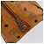 MCM Vicetos Logogram Borsa a Mano PVC Marrone Oro Auth BA7030 D'oro - vista 17